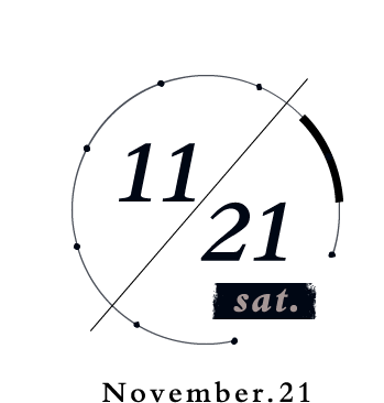 11/21(sat) November.21
