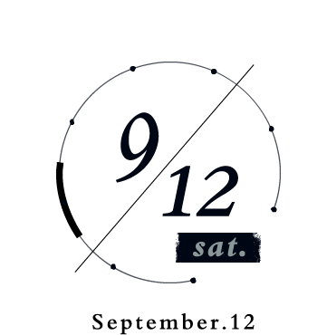 9/12(sat) September.12